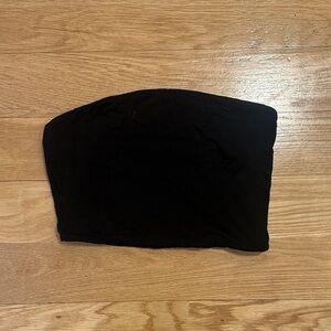 Free People Elegant Black Strapless Top